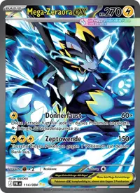 Mega-Zeraora-ex 114/084 – Dunkelnacht (PBL), Pokémon-Karte Deutsch