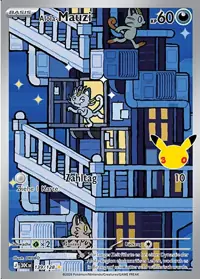 Alola-Mauzi 139/128 – 30 Jahre (30C), Pokémon-Karte Deutsch