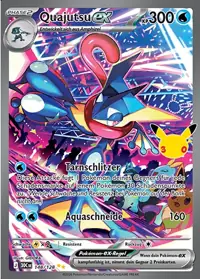 Quajutsu-ex 148/128 – 30 Jahre (30C), Pokémon-Karte Deutsch