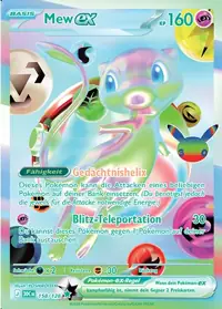Mew-ex 158/128 – 30 Jahre (30C), Pokémon-Karte Deutsch