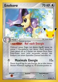 Enekoro 5/109 – 30 Jahre: Klassische Sammlung, Pokémon-Karte Deutsch