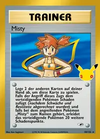 Misty 18/132 – 30 Jahre: Klassische Sammlung, Pokémon-Karte Deutsch