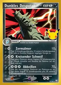 Dunkles Despotar 19/109 – 30 Jahre: Klassische Sammlung, Pokémon-Karte Deutsch