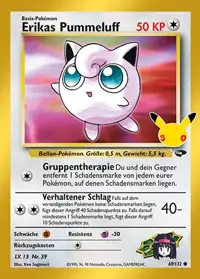 Erikas Pummeluff 69/132 – 30 Jahre: Klassische Sammlung, Pokémon-Karte Deutsch