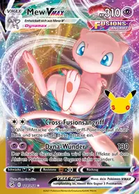 Mew-VMAX 114/264 – 30 Jahre: Klassische Sammlung, Pokémon-Karte Deutsch