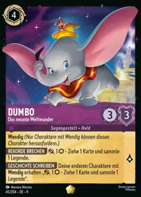 Dumbo - Das neunte Weltwunder 045 – Mythen, Lorcana-Karte Deutsch