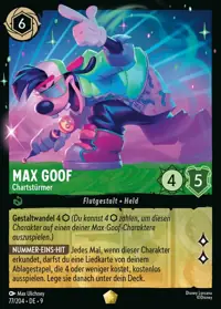 Max Goof - Chartstürmer 077 – Mythen, Lorcana-Karte Deutsch