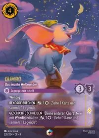 Dumbo - Das neunte Weltwunder 228/204 – Mythen, Lorcana-Karte Deutsch