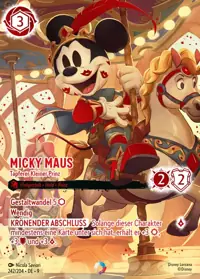 Micky Maus - Tapferer Kleiner Prinz 242/204 – Mythen, Lorcana-Karte Deutsch