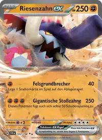 Riesenzahn-ex 123/198 – Karmesin & Purpur (SVI), Pokémon-Karte Deutsch