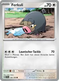 Ferkuli 156/198 – Karmesin & Purpur (SVI), Pokémon-Karte Deutsch