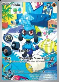 Riolu 215/198 – Karmesin & Purpur (SVI), Pokémon-Karte Deutsch
