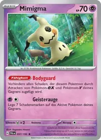 Mimigma 097/193 – Holo, Pokémon-Karte Deutsch