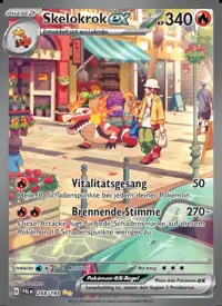 Skelokrok-ex 258/193 – Entwicklungen in Paldea (PAL), Pokémon-Karte Deutsch