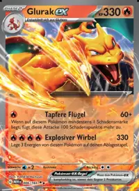 Glurak-ex 006/165 – 151 (MEW), Pokémon-Karte Deutsch