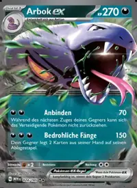 Arbok-ex 024/165 – 151 (MEW), Pokémon-Karte Deutsch
