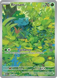 Bisasam 166/165 – 151 (MEW), Pokémon-Karte Deutsch