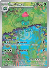 Bisaknosp 167/165 – 151 (MEW), Pokémon-Karte Deutsch