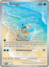 Schiggy 170/165 – 151 (MEW), Pokémon-Karte Deutsch