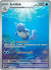 Schillok 171/165 – 151 (MEW), Pokémon-Karte Deutsch