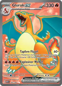 Glurak-ex 183/165 – 151 (MEW), Pokémon-Karte Deutsch