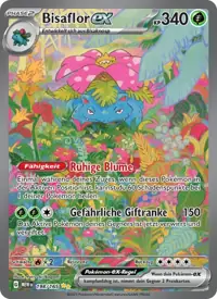 Bisaflor-ex 198/165 – 151 (MEW), Pokémon-Karte Deutsch
