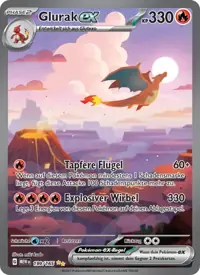 Glurak-ex 199/165 – 151 (MEW), Pokémon-Karte Deutsch