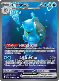 Turtok-ex 200/165 – 151 (MEW), Pokémon-Karte Deutsch