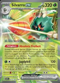 Silvarro-ex 015/197 – Obsidian Flammen (OBF), Pokémon-Karte Deutsch