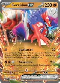 Koraidon-ex 124/197 – Obsidian Flammen (OBF), Pokémon-Karte Deutsch