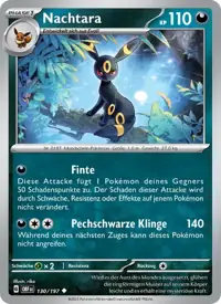 Nachtara 130/197 – Obsidian Flammen (OBF), Pokémon-Karte Deutsch