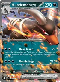 Hundemon-ex 134/197 – Obsidian Flammen (OBF), Pokémon-Karte Deutsch