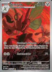 Scherox 205/197 – Obsidian Flammen (OBF), Pokémon-Karte Deutsch