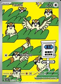 Taubsi 207/197 – Obsidian Flammen (OBF), Pokémon-Karte Deutsch