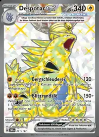 Despotar-ex 211/197 – Obsidian Flammen (OBF), Pokémon-Karte Deutsch
