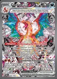 Glurak-ex 223/197 – Obsidian Flammen (OBF), Pokémon-Karte Deutsch