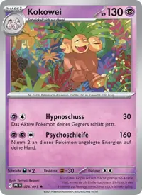 Kokowei 024/091 – Paldeas Schicksale (PAF), Pokémon-Karte Deutsch