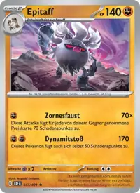 Epitaff 047/091 – Paldeas Schicksale (PAF), Pokémon-Karte Deutsch
