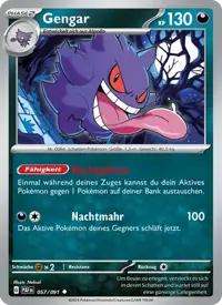 Gengar 057/091 – Paldeas Schicksale (PAF), Pokémon-Karte Deutsch