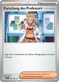 Forschung des Professors 087/091 – Paldeas Schicksale (PAF), Pokémon-Karte Deutsch