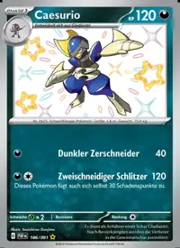 Caesurio 186/091 – Paldeas Schicksale (PAF), Pokémon-Karte Deutsch
