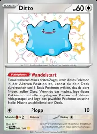 Ditto 201/091 – Paldeas Schicksale (PAF), Pokémon-Karte Deutsch