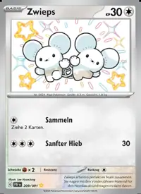Zwieps 209/091 – Paldeas Schicksale (PAF), Pokémon-Karte Deutsch
