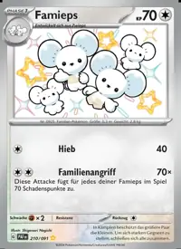 Famieps 210/091 – Paldeas Schicksale (PAF), Pokémon-Karte Deutsch