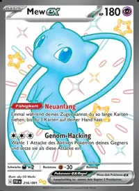 Mew-ex 216/091 – Paldeas Schicksale (PAF), Pokémon-Karte Deutsch