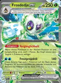 Frosdedje-ex 003/182 – Paradoxrift (PAR), Pokémon-Karte Deutsch