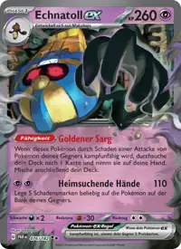 Echnatoll-ex 076/182 – Paradoxrift (PAR), Pokémon-Karte Deutsch