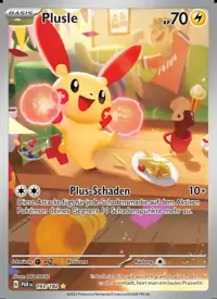 Plusle 193/182 – Paradoxrift (PAR), Pokémon-Karte Deutsch