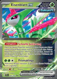 Eisenblatt-ex 025/162 – Gewalten der Zeit (TEF), Pokémon-Karte Deutsch