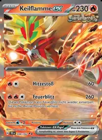 Keilflamme-ex 038/162 – Gewalten der Zeit (TEF), Pokémon-Karte Deutsch